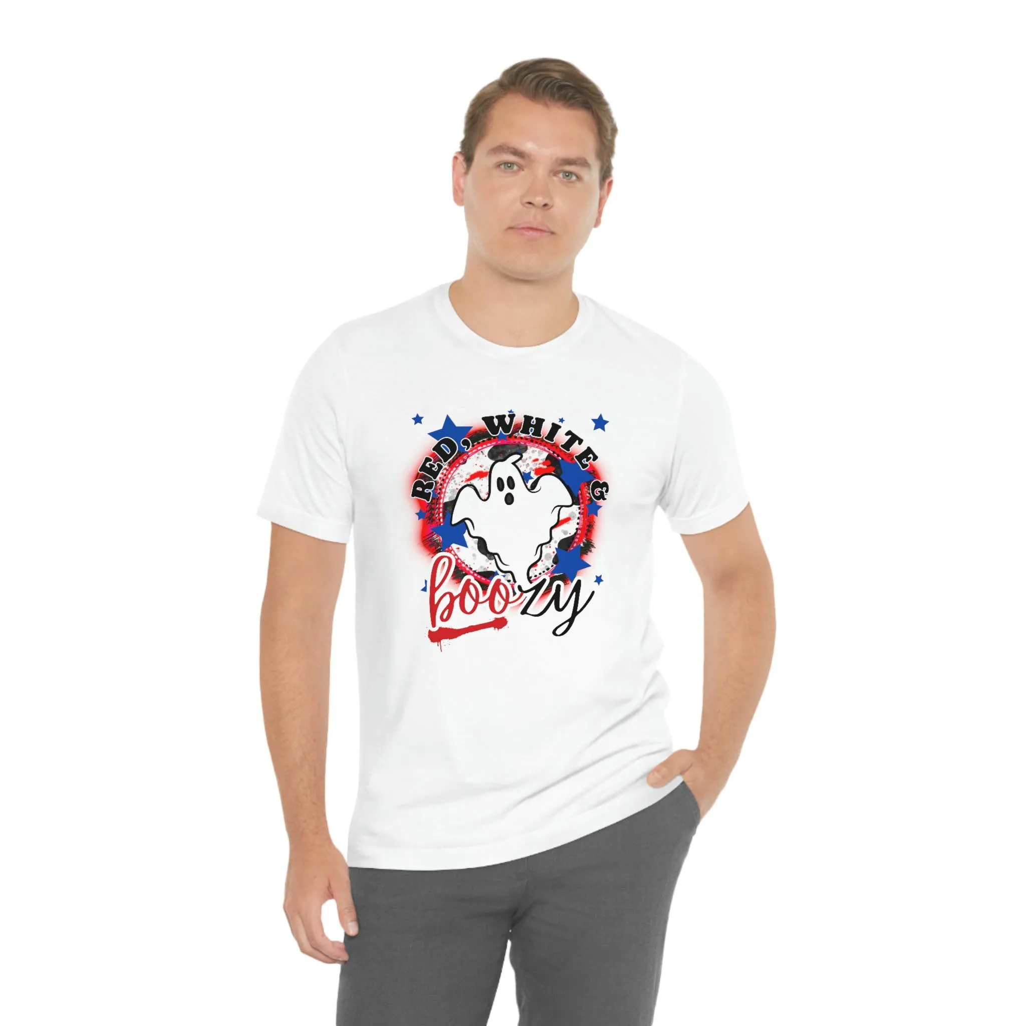 Red, White & BOOzy Tee - Unisex Shirt