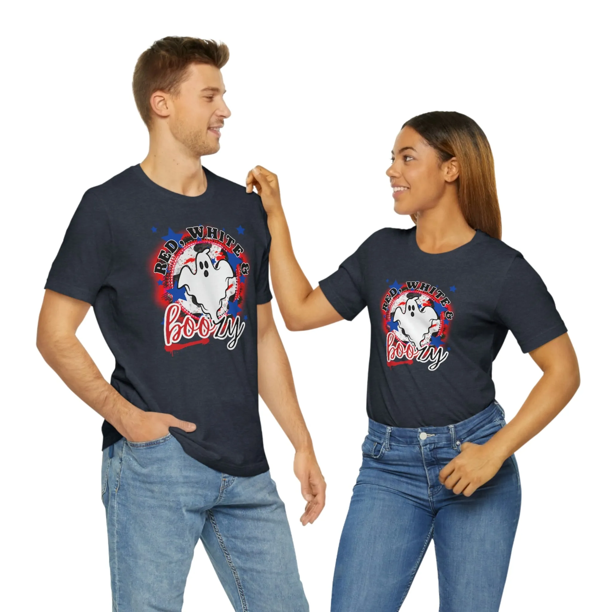 Red, White & BOOzy Tee - Unisex Shirt