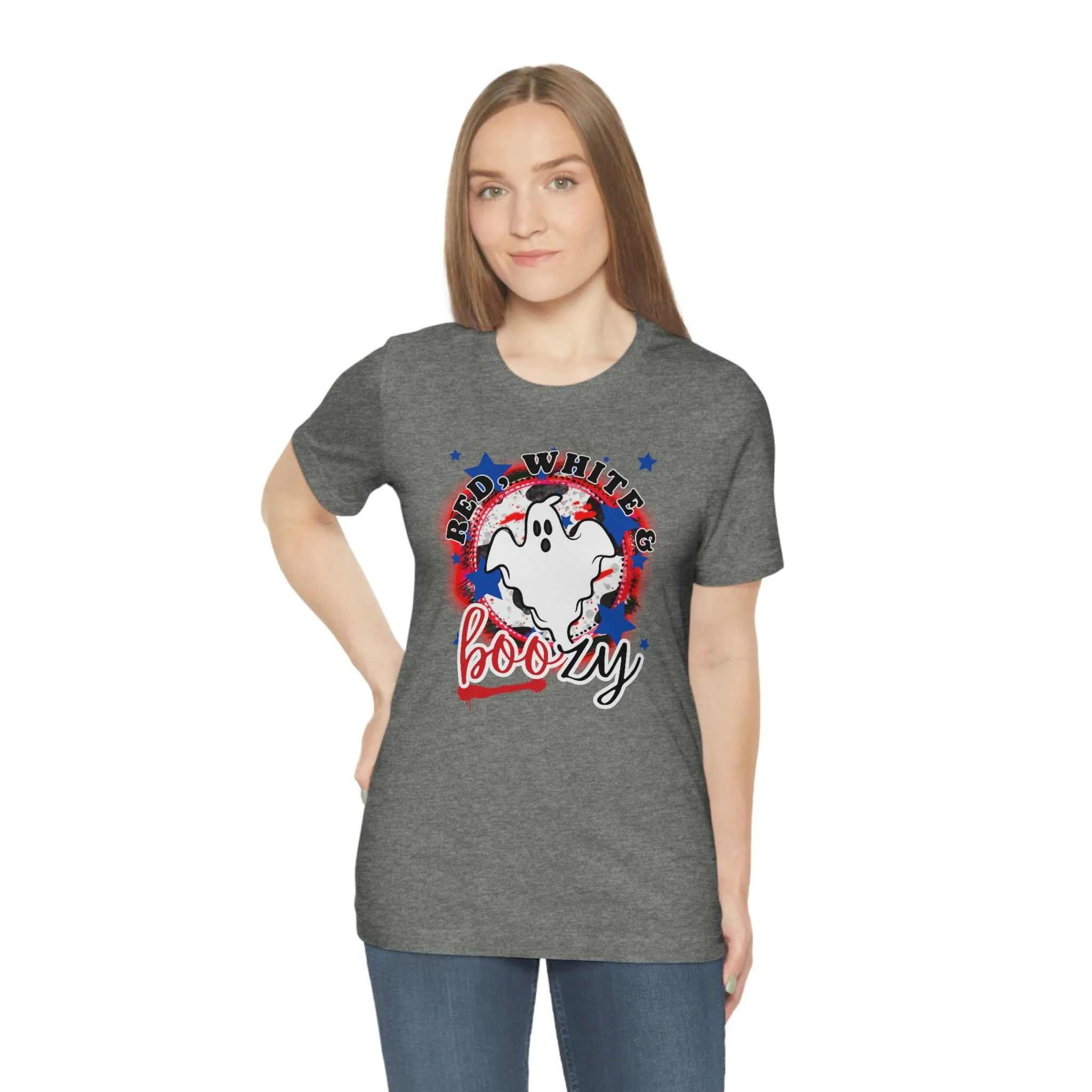 Red, White & BOOzy Tee - Unisex Shirt