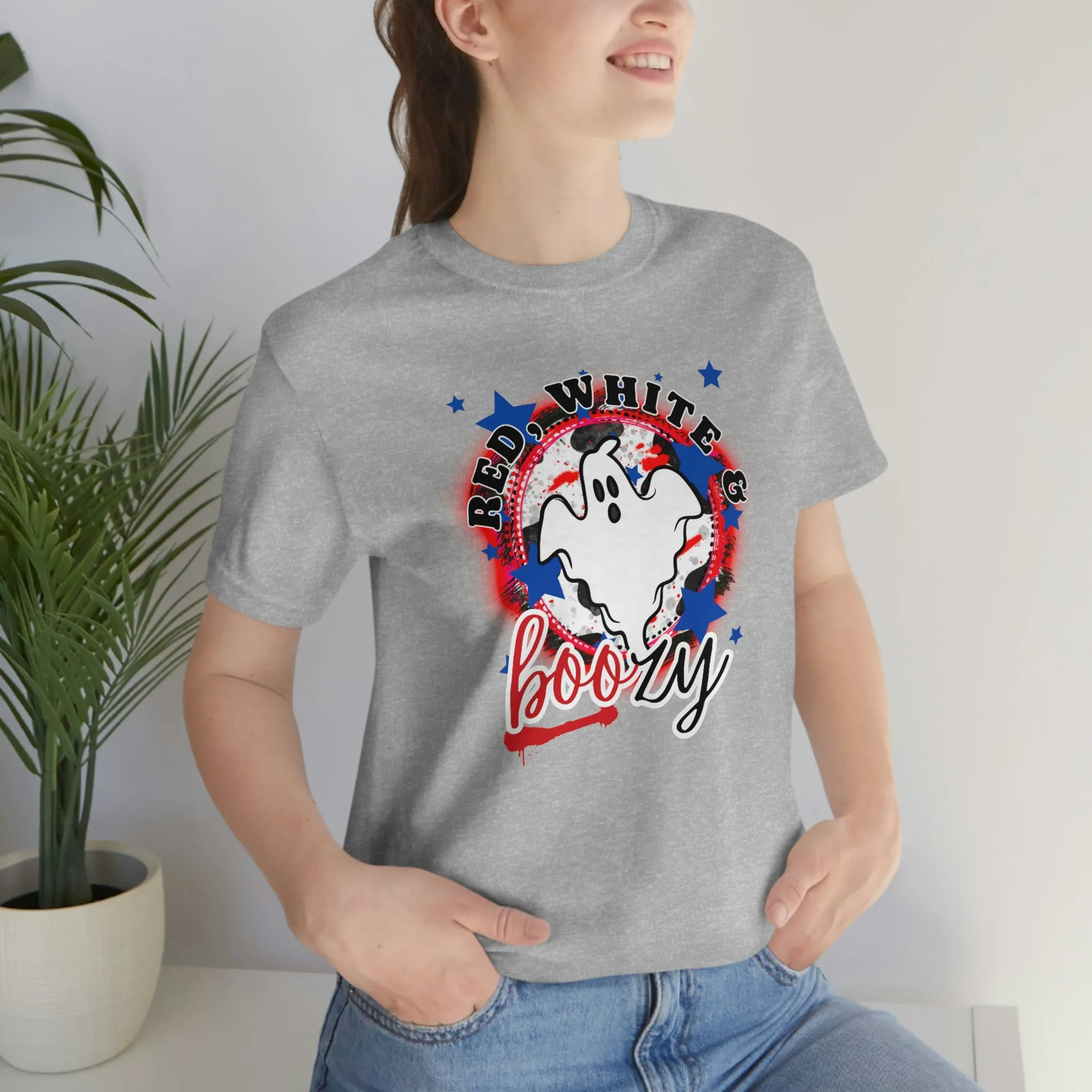 Red, White & BOOzy Tee - Unisex Shirt