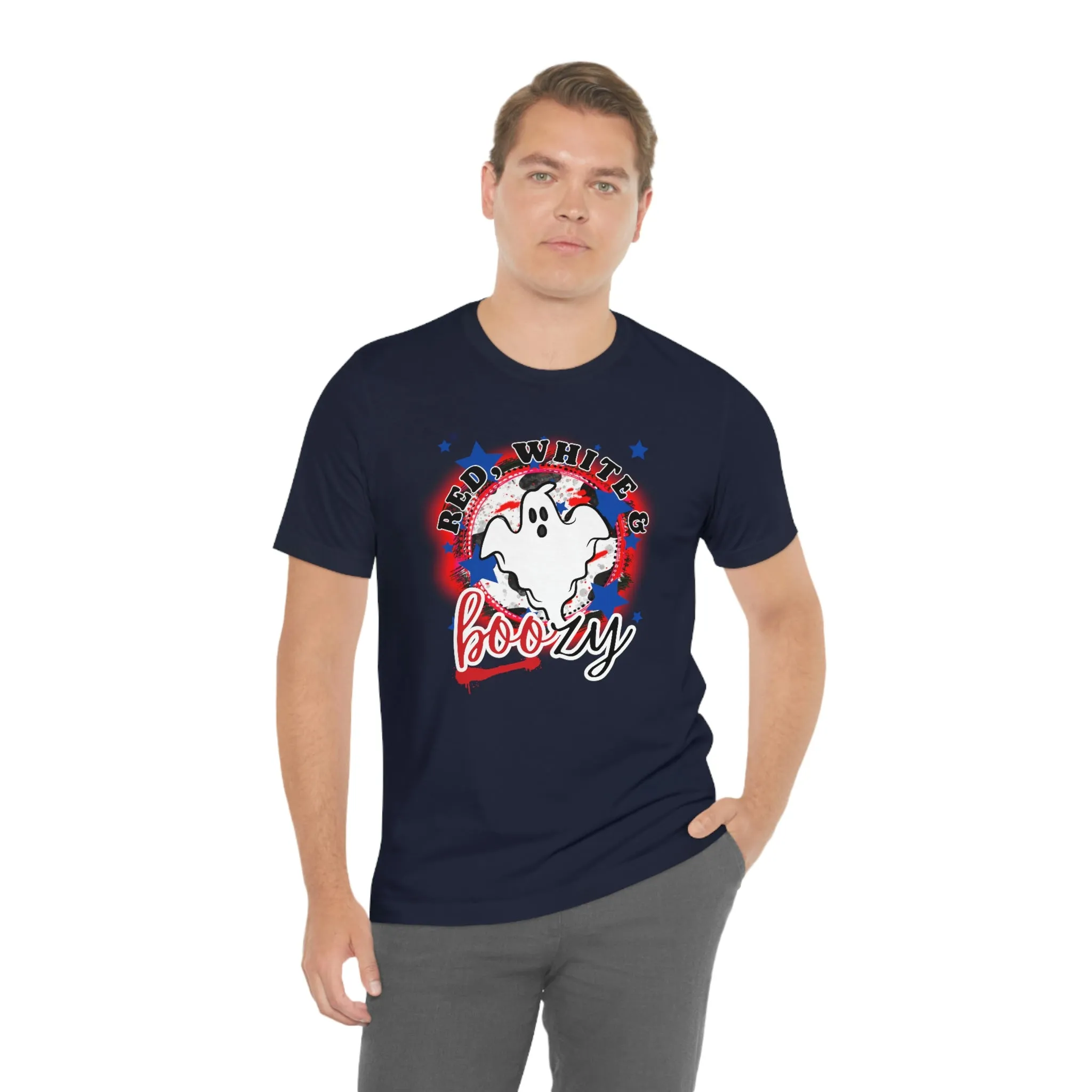 Red, White & BOOzy Tee - Unisex Shirt