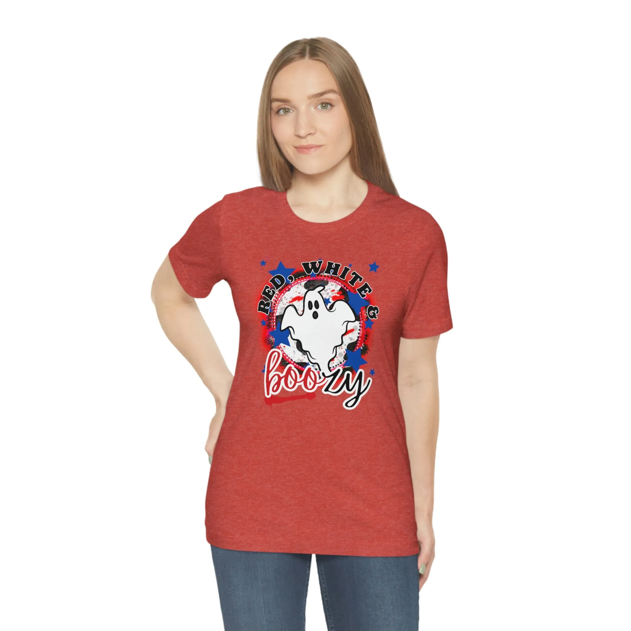 Red, White & BOOzy Tee - Unisex Shirt