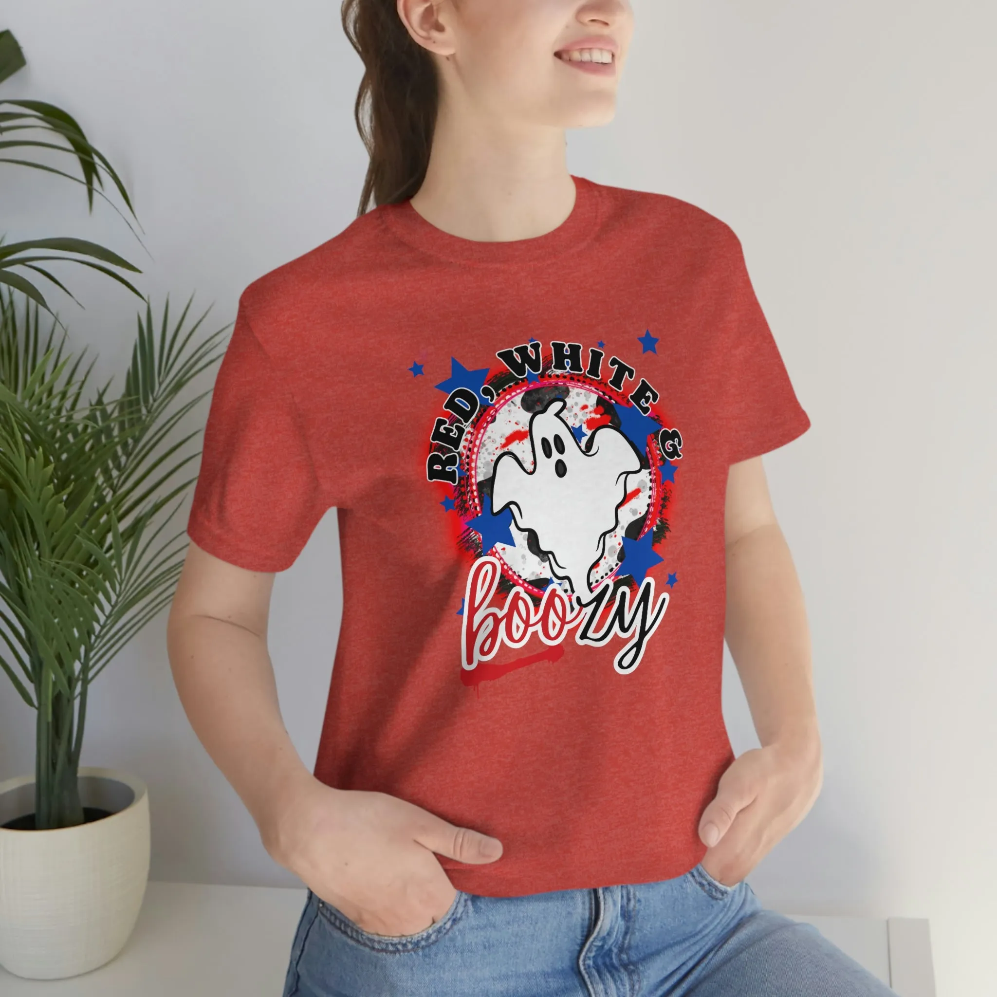 Red, White & BOOzy Tee - Unisex Shirt