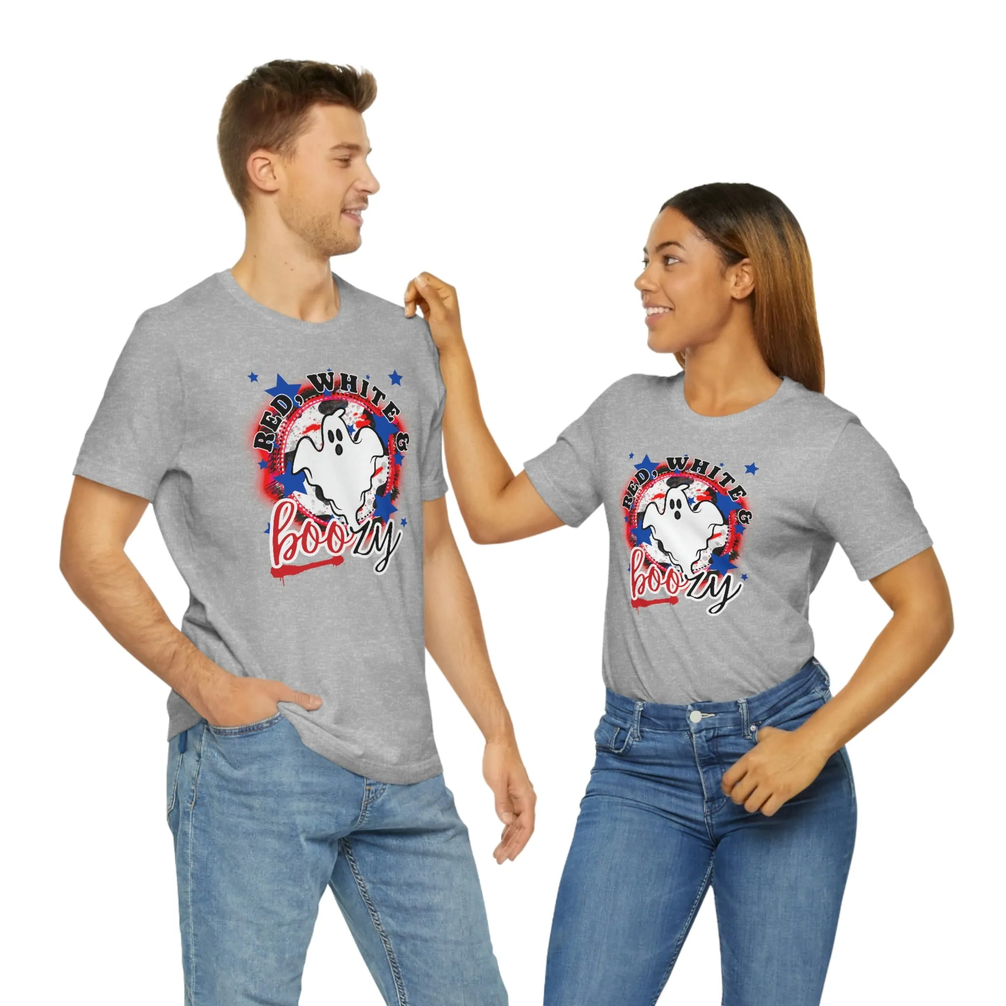 Red, White & BOOzy Tee - Unisex Shirt