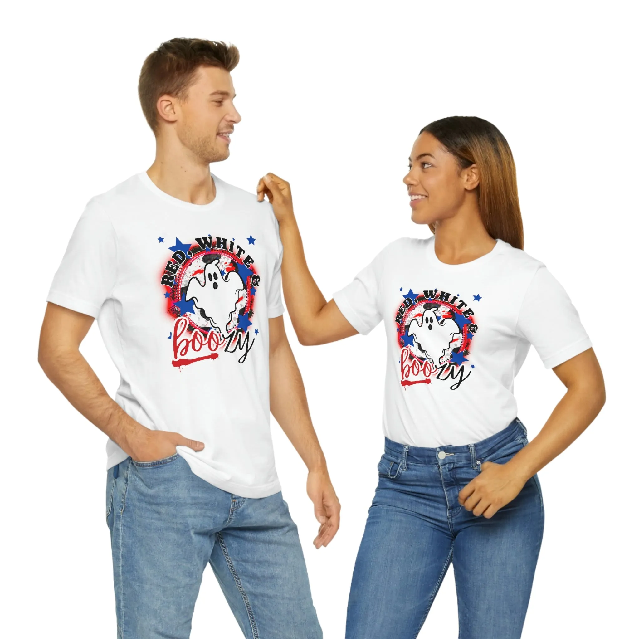 Red, White & BOOzy Tee - Unisex Shirt