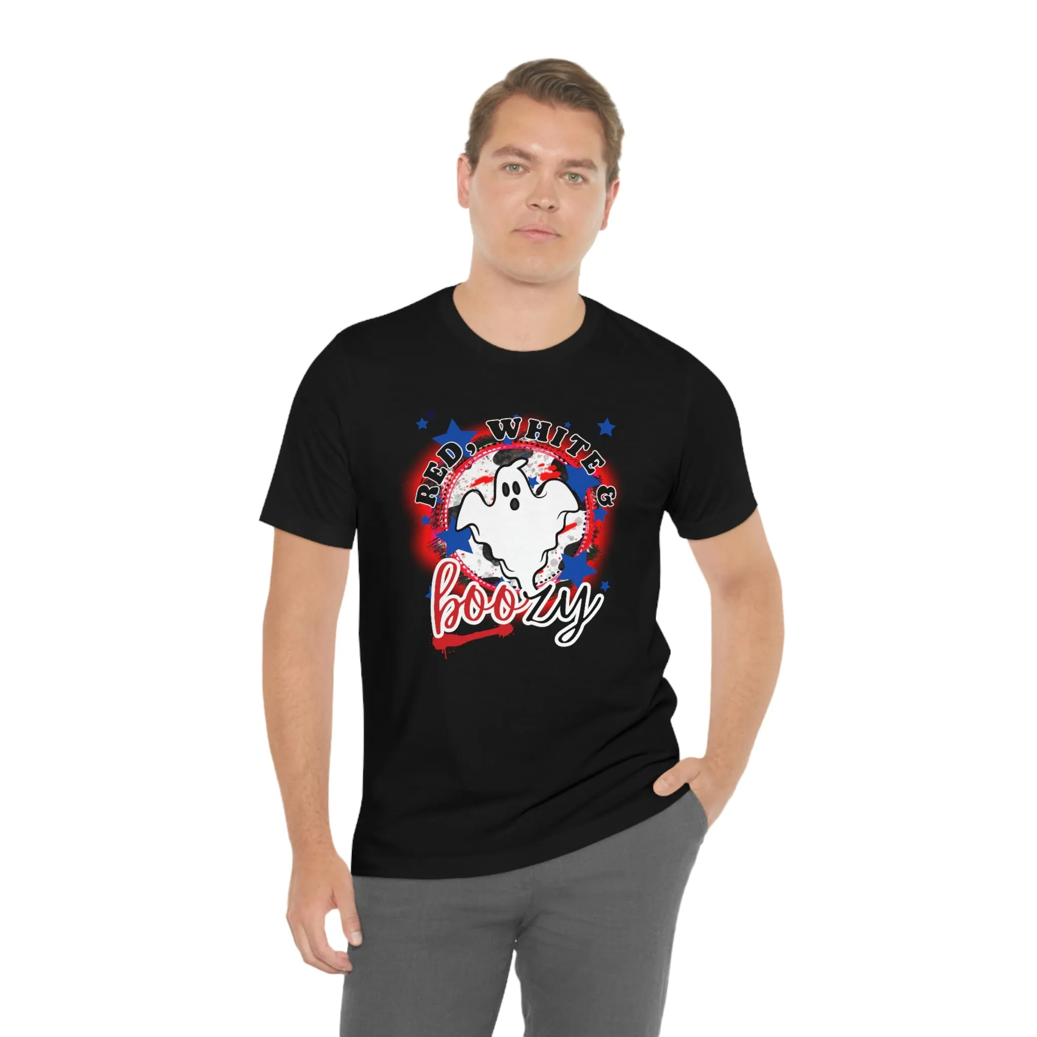 Red, White & BOOzy Tee - Unisex Shirt