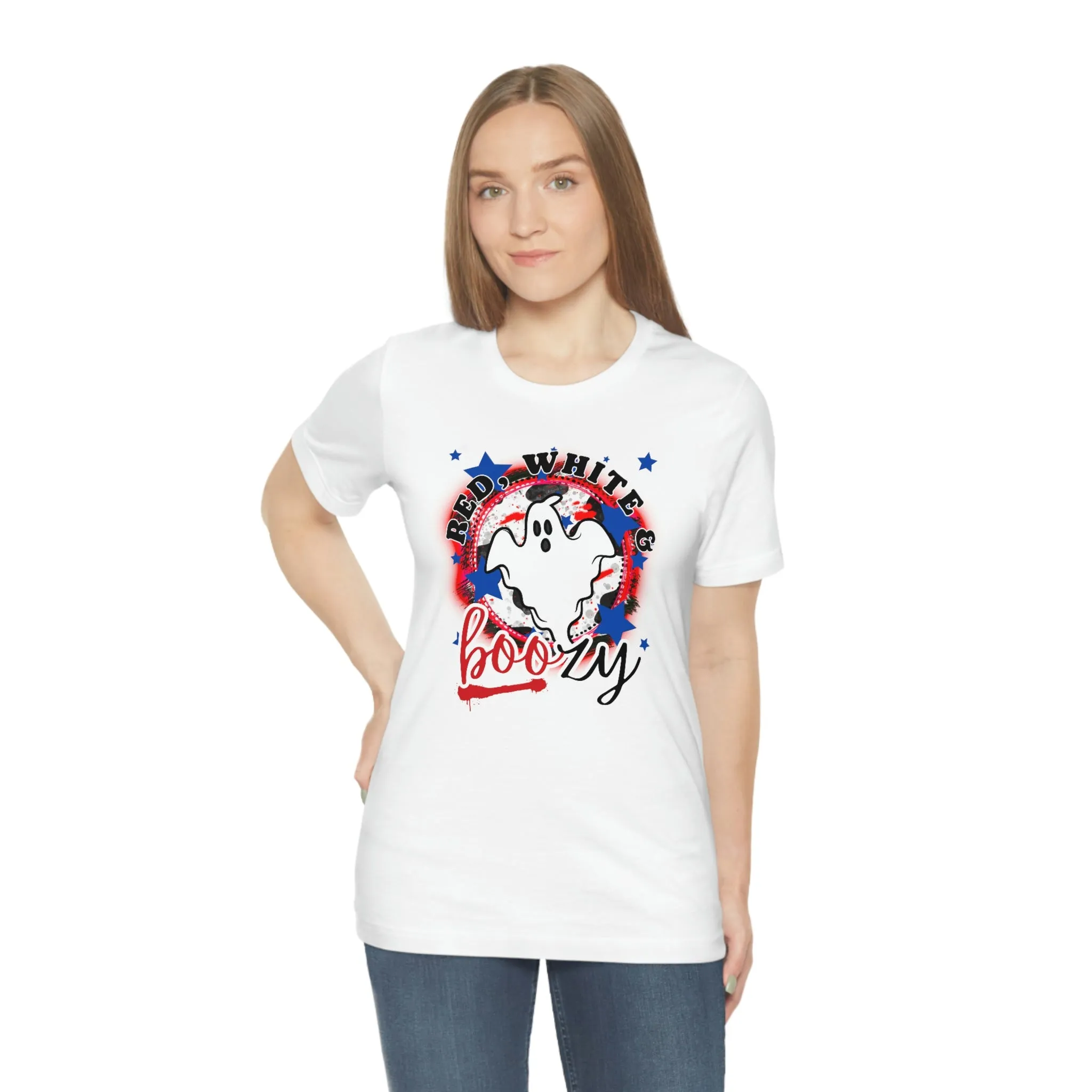 Red, White & BOOzy Tee - Unisex Shirt