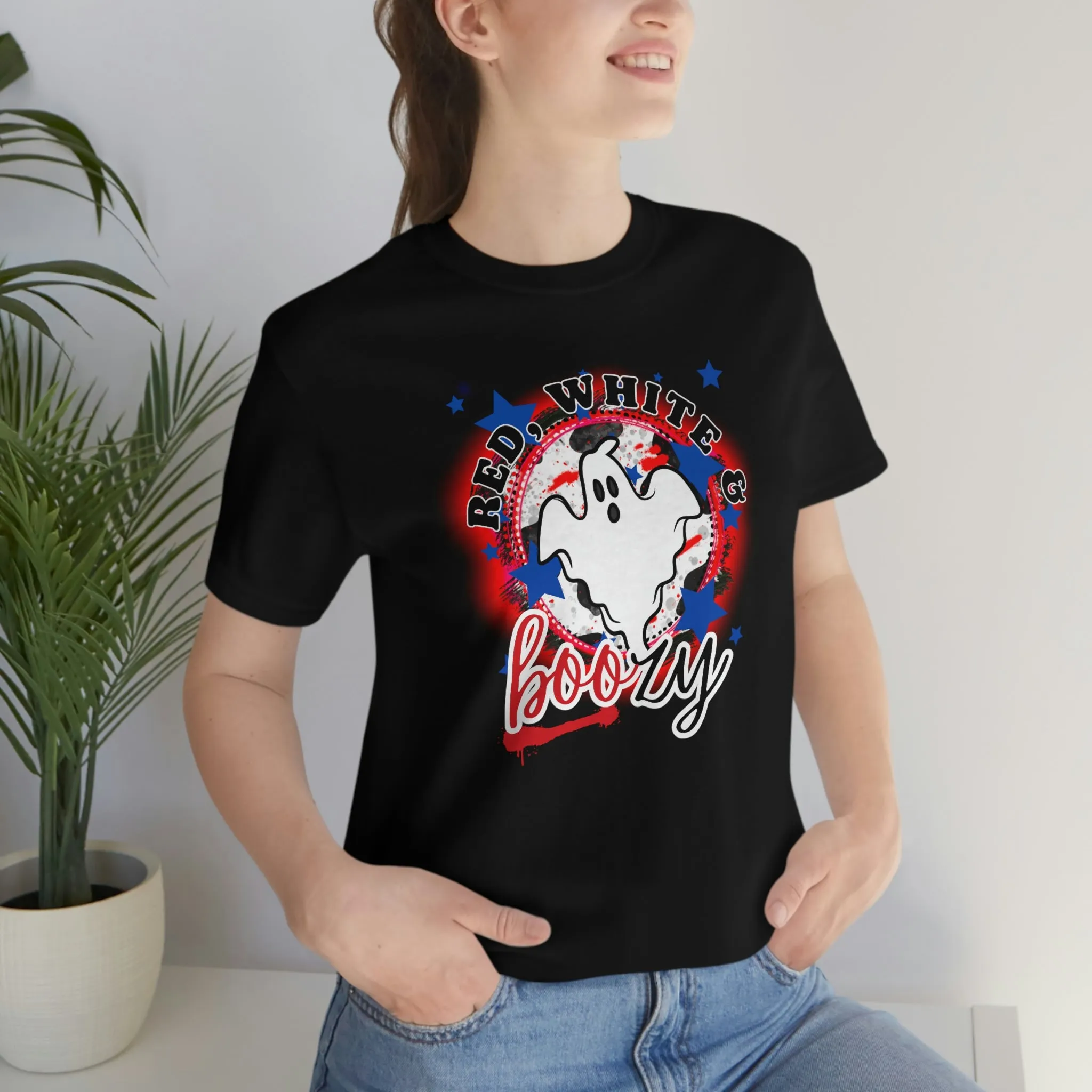 Red, White & BOOzy Tee - Unisex Shirt