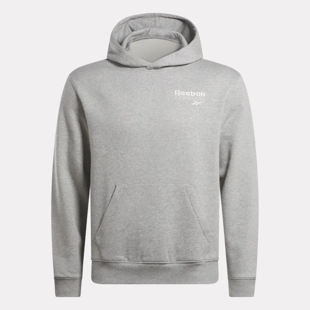 Reebok Apparel Men Reebok Identity Brand Proud Hoodie MGREYH