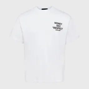 Respect Tee White and Black