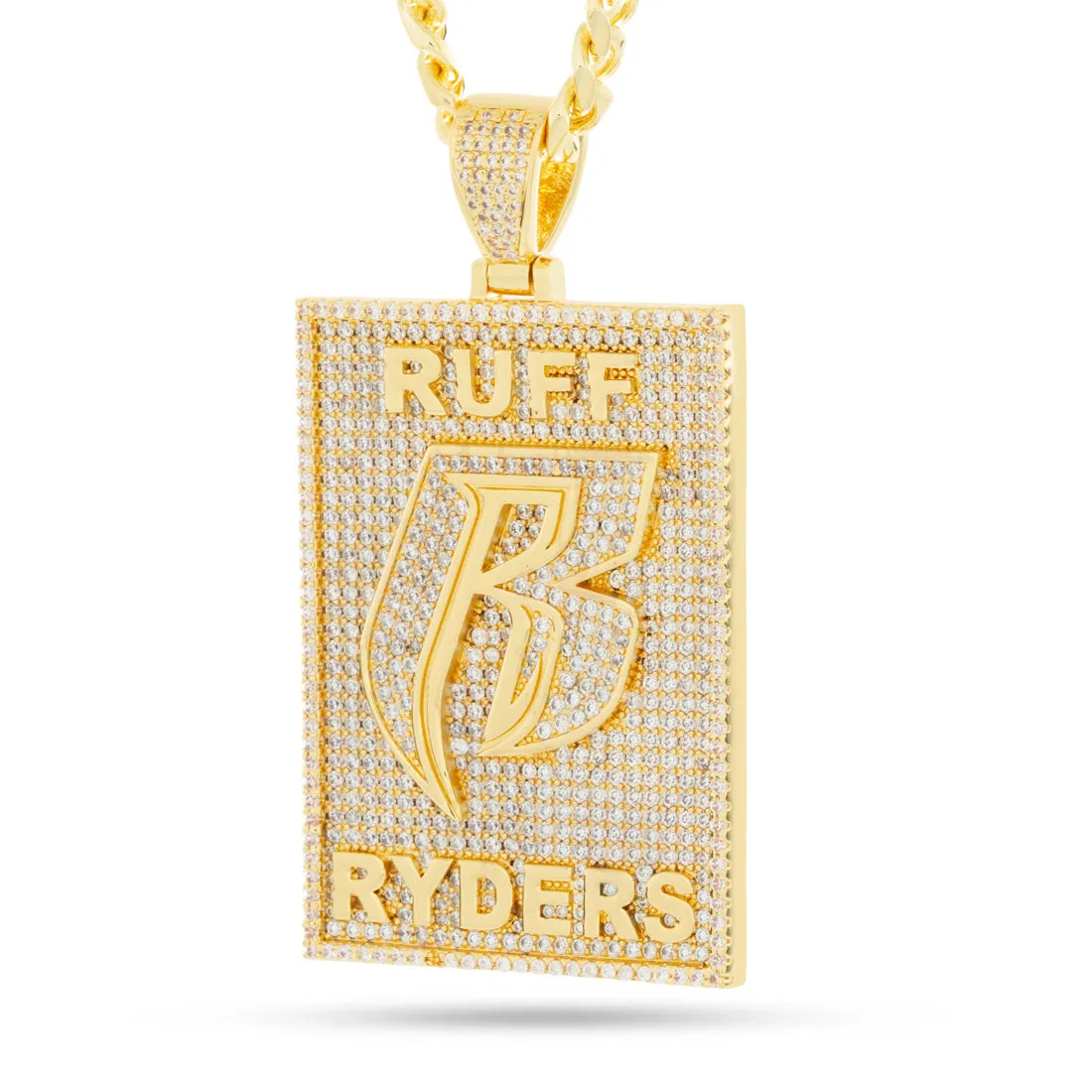 Ruff Ryders x King Ice - Dog Tag Logo Necklace