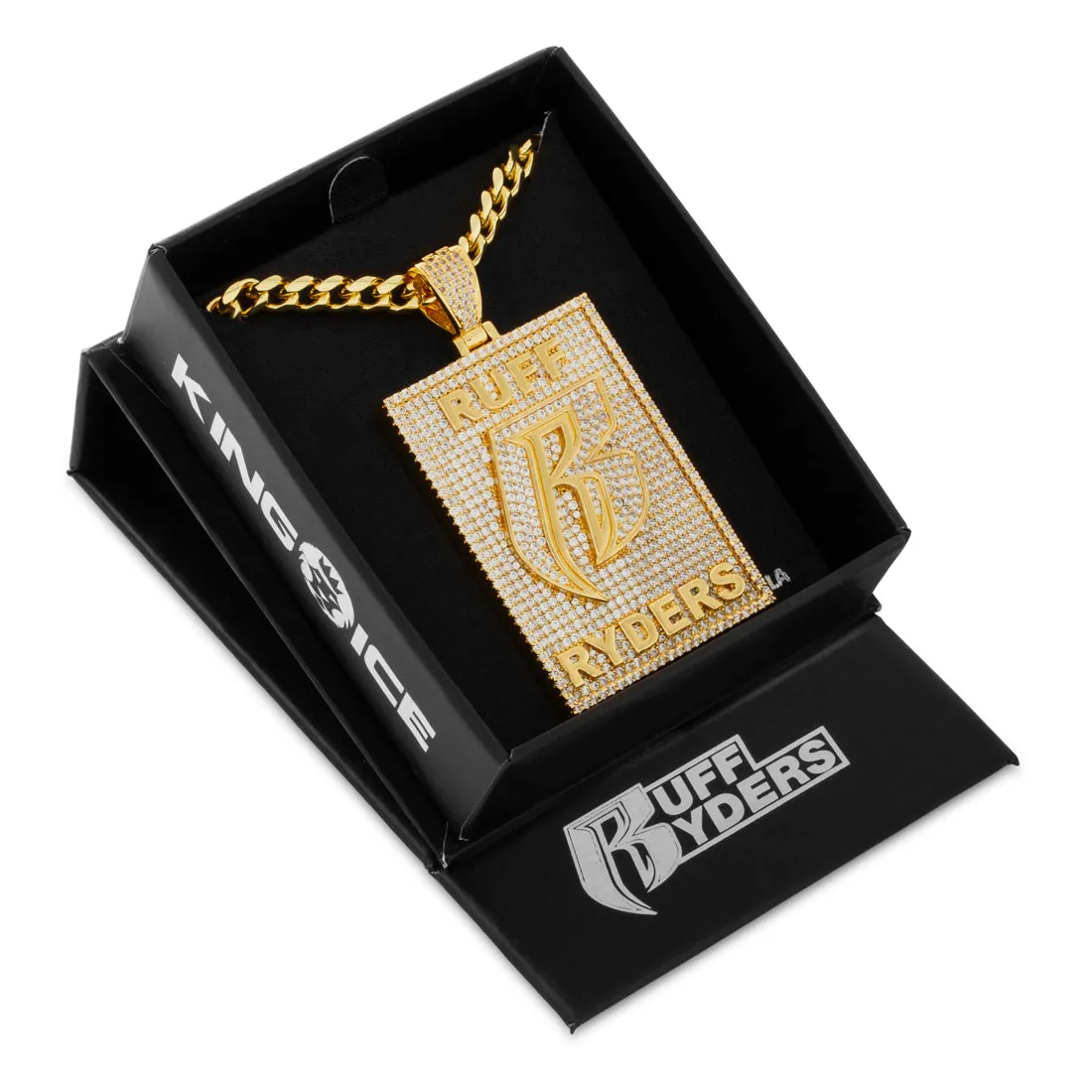 Ruff Ryders x King Ice - Dog Tag Logo Necklace