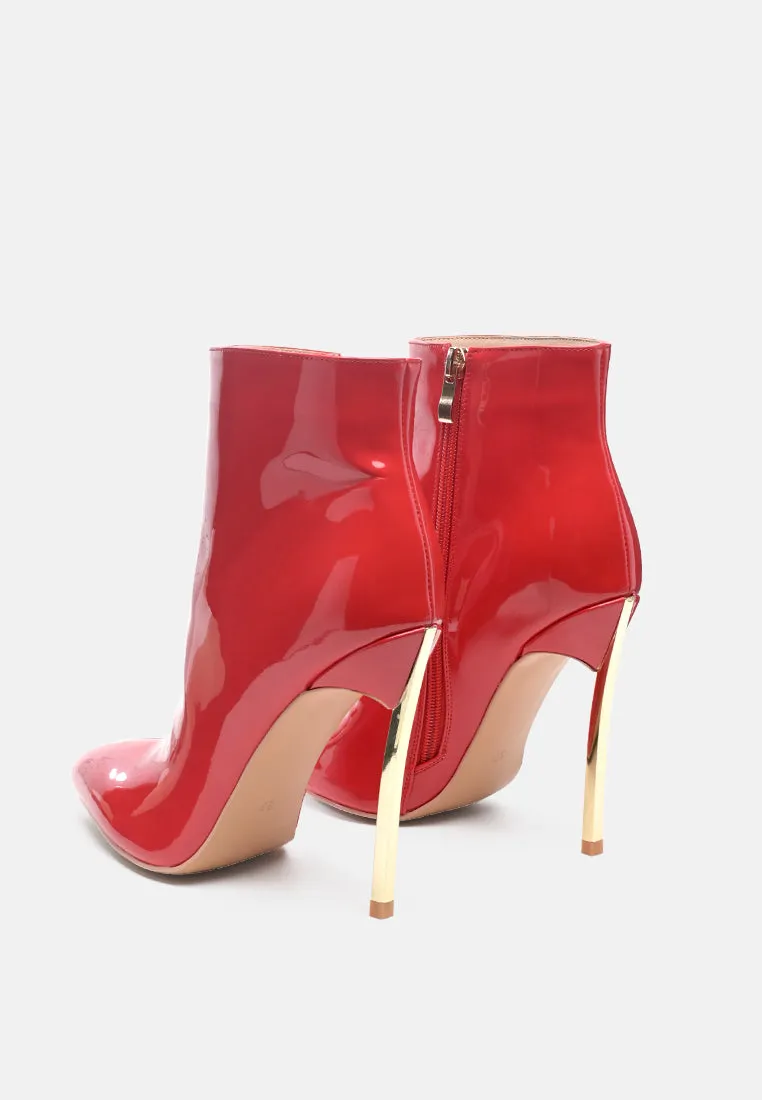 Siren Patent Faux Leather Bootie