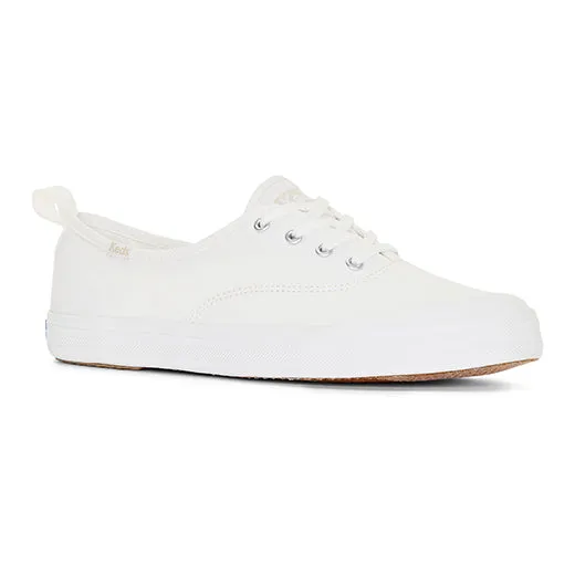 Women's Champion Toe Cap Canvas  Sneaker White (WF67877)