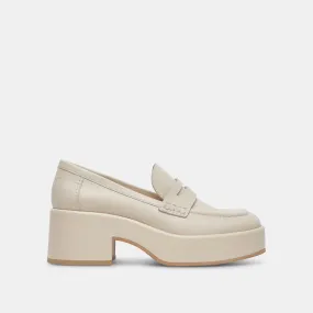 YANNI LOAFERS IVORY LEATHER