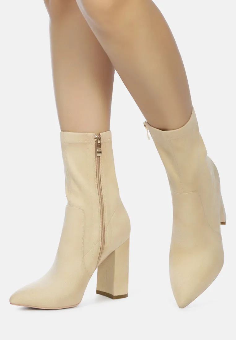 Zahara Suede Bootie