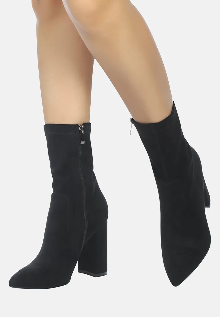 Zahara Suede Bootie